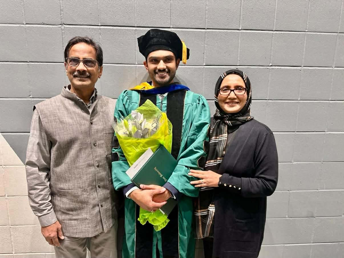 Rayat hossain AQM achieve PhD pharmacology first in 2nd generation AQF